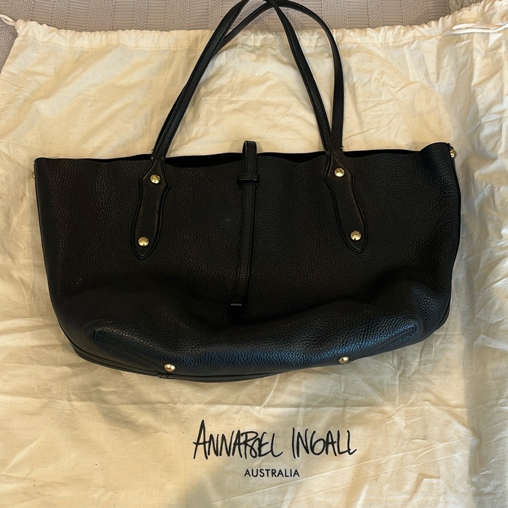 Annabel Ingall Small Isabella Black Tote